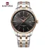 NAVIFORCE 9230 Fashion Lover's Wristwatch Waterproof Quartz Calendar Watches Stainless Steel Band Clock - Silver RoseGold Black